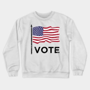 Distressed Election Day November 6 2018 Women Men Boys Girls Crewneck Sweatshirt